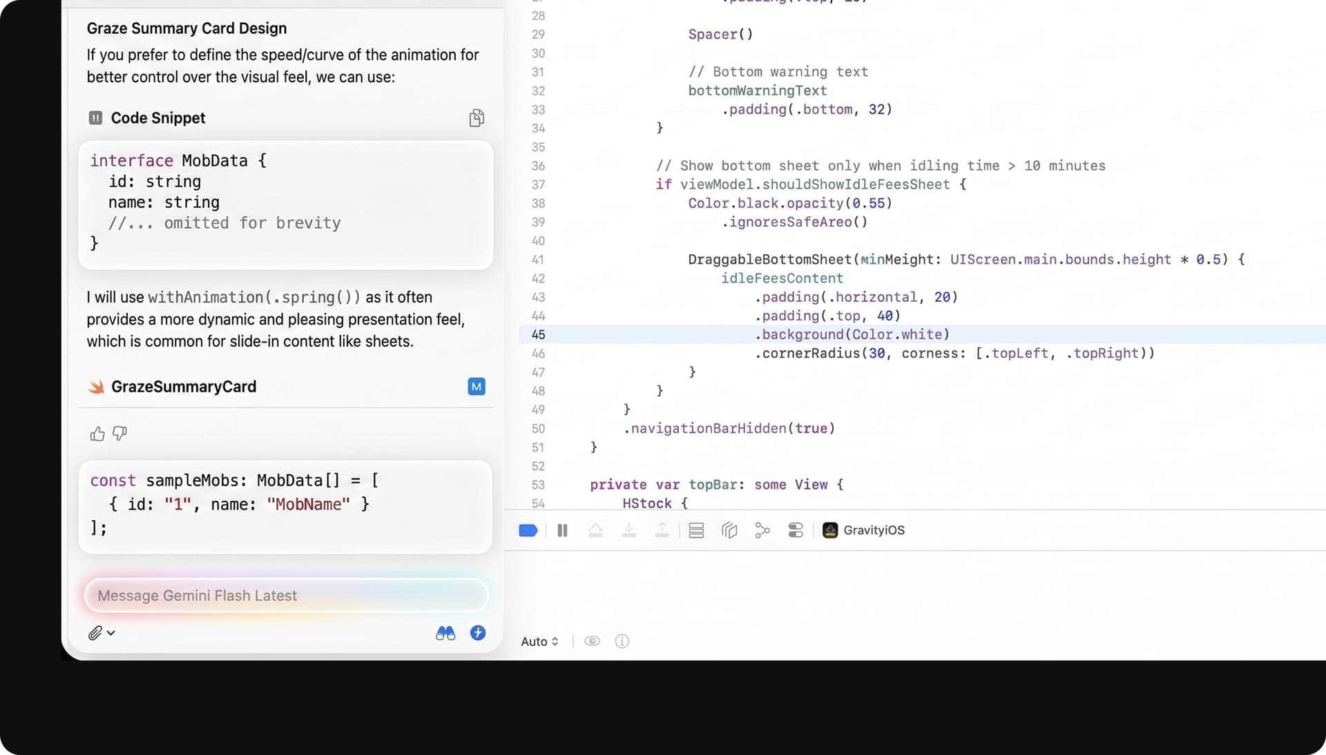 Leveraging AI — Cursor and Xcode 26 prototyping workflow alongside ChatGPT exploration