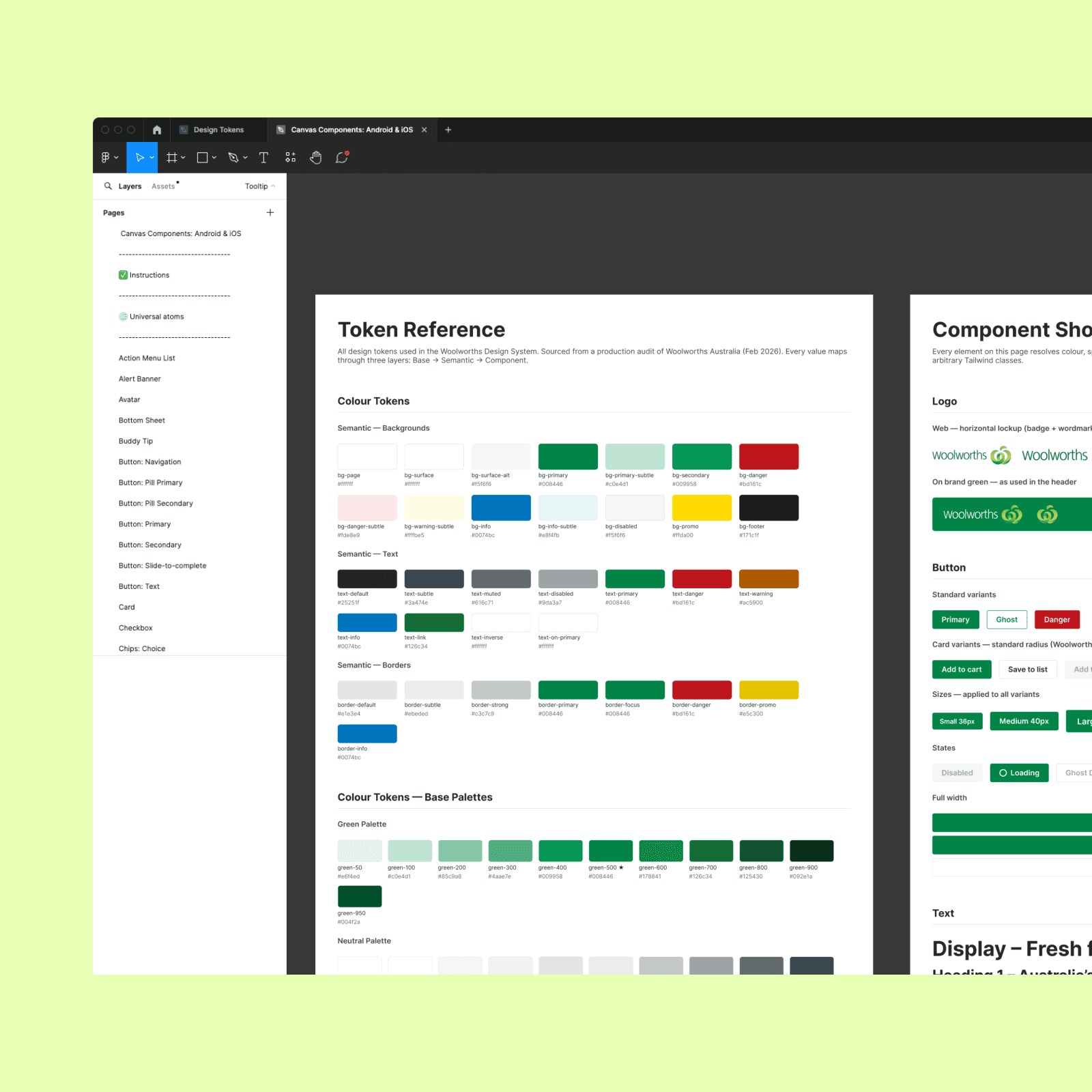 Woolworths | A design system 120+ teams build on